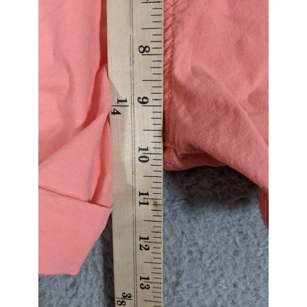 Time And Tru Utility Shorts Womens 6 Coral Pink Stretch Summer Gorpcore Festival